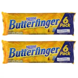 2 Ea-6ct. Beutel Butterfinger Fun Größe Schokoriegel 3,9 Unzen pro Beutel KOSTENLOSER VERSAND!! - Bild 1 von 3