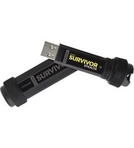 NEW Corsair CMFSS3B-128GB Flash Survivor Stealth 128GB USB 3.0 Drive - 128 GB