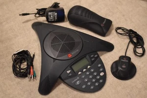 Polycom Sound Station 2 Conference Phone Expandable Mic and Cables - Picture 1 of 2