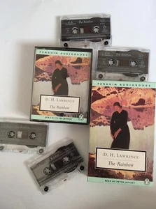 D.H. Lawrence The Rainbow Audiobook Peter Jeffrey 4 Cassette Tapes Set Vtg 1995 - Picture 1 of 3