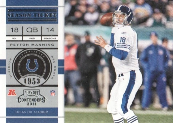 2011 Playoff Contenders #31 Peyton Manning - NM-MT - Image 1 of 1
