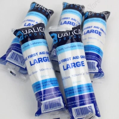 QUALICARE BY SURE HEALTH LARGE HSE 18cm x 18cm Pad First Aid Wound Dressings / Bandages Expiry Mar 2029