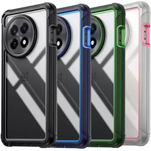 Poetic Case For OnePlus 13R With Built-in Screen Shockproof Rugged Clear Cover - Picture 1 of 30