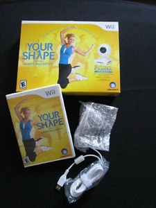 Your Shape: Featuring Jenny McCarthy Nintendo Wii NEW w/ Camera Exercise Video - Picture 1 of 6