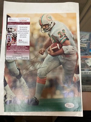 Full Jsa Vintage autographed photo  8 x 11 Miami Dolphins Larry czonka - Image 1 of 3