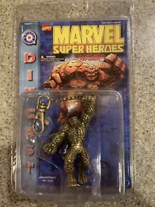 Marvel Super Heroes Die Cast Key Chain The Thing 1997 Vintage New - Sealed - Picture 1 of 2