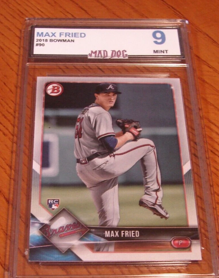 MAX FRIED Rookie----2018 Bowman---#90----MINT 9****BRAVES**PADRES***Mad DOG - Image 1 of 1