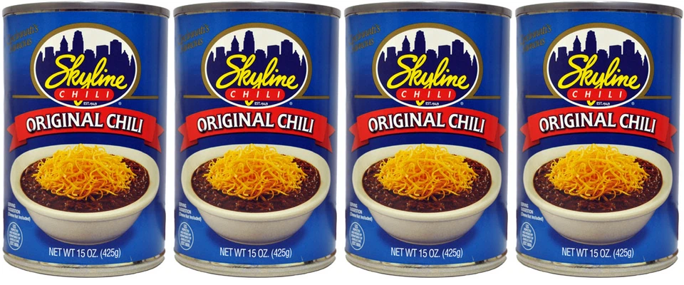 Latas Skyline Chili 15oz - Paquete de 4 - ¡Envío Gratis! Foto 1 de 1