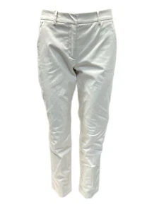 Max Mara Women's Ivory Zanna Straight Pants Size 8 NWT - Picture 1 of 3