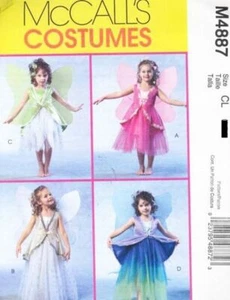 Schnittmuster McCall's Nähen Vintage Mädchen Kostüme Fee 2005 Größe 2-5 NEU OVP - Bild 1 von 1