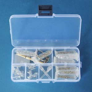 Glasses Reading Eyeglass Sunglasses Screwdriver Screws Nose Pad Repair Kit Set - Bild 1 von 2