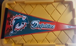 Miami Dolphins NFL Pennant Flag Signed By Reggie Bush - Picture 1 of 2