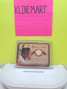 GAME USED TRIKOT TONY GWYNN GLORY DAYS SP LEGENDÄRE SCHNITTE ⚾️⚾️⚾️⚾️⚾️⚾️⚾️⚾️⚾️⚾ U30 - Bild 1 von 2