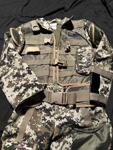 Teetot & Co. Inc Kid Costume Special Forces Jumpsuit Pretend Play Size 7-8 - Picture 1 of 15