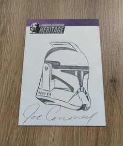 Topps Star Wars Heritage Artist Sketch Card Clone Trooper Joe Corroney - Picture 1 of 1