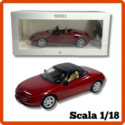 Modellino auto statico modellini scala 1/18 diecast ALFA ROMEO spider 1999 Norev - Immagine 1 di 4