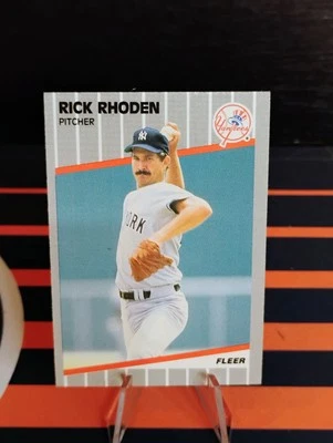 1989 Rick Rhoden Fleer Baseball #266 New York Yankees - Image 1 of 2