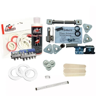 Kit de mantenimiento premium Gottlieb Jungle Queen Pinball 1977 blanco Foto 1 de 4