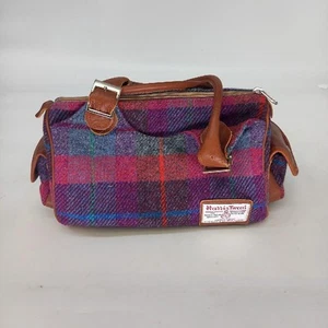Harris Tweed Handbag Tweed and Leather LOT MM23 RDC - Picture 1 of 7