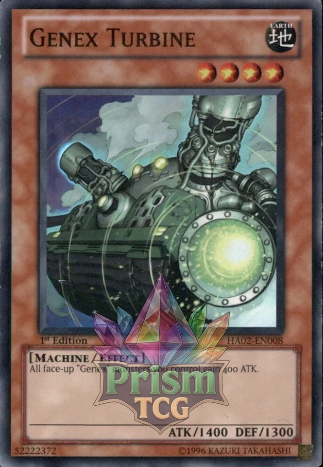1st ed Genex Turbine super rare HA02-EN008 Yugioh - Image 1 of 1