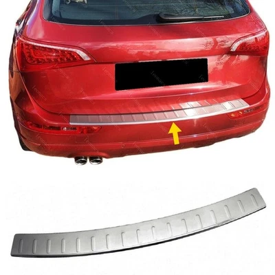 Protector de parachoques trasero cromado acero inoxidable brillante para AUDI Q5 SQ5 2009-2017 Foto 1 de 4