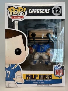 Funko Pop! Vinyl: Football Philip Rivers Chargers With Helmet #12 New 142-4 - Picture 1 of 9