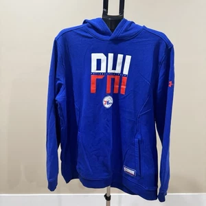 Philadelphia 76ers Combine Hoodie Sweatshirt Herren 2XL blau rot NBA Basketball - Bild 1 von 6