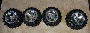 Set 4 Wheels & Tires 3" Dia. x 1.50" wide for Remote Control Monster Truck - Picture 1 of 4