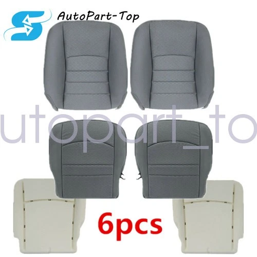 For 2013-2018 Dodge Ram Driver Passenger 1500 2500 3500 Fabric Seat Cover Foam - Image 1 of 1
