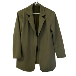 Cupshe Long Line Blazer New NWT Size Small Stretch Open Front Office Casual - Picture 1 of 11