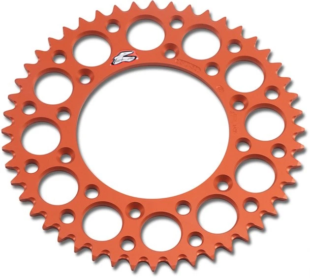 Renthal Aluminum Rear Sprocket 48T Orange #224U-520-48GPOR Husqvarna/KTM - Image 1 of 1