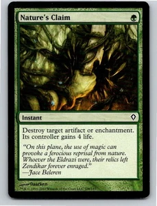 Magic the Gathering Nature's Claim Worldwake MTG Free Shipping! - Picture 1 of 1