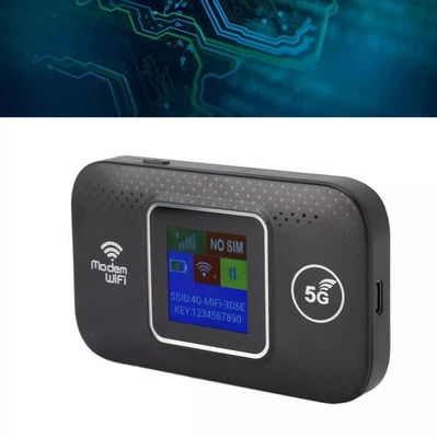 300Mbps 4G LTE LCD Tragbarer WiFi Mobiler Breitband-WLAN-Router MiFi-Hotspots - Bild 1 von 4