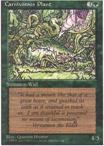 FBB Korean Carnivorous Plant ~ Moderately Played 4th Edition Fourth Foreign Blac - Image 1 of 1