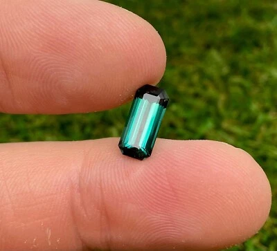 Natural Tourmaline Loose gemstone 2.59 Ct., Baguette, Certificate, Afghanistan - Image 1 of 4