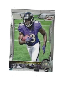 2015 Topps Chrome Refractors #197 Breshad Perriman RC  BALTIMORE RAVENS - Picture 1 of 1