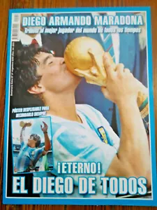 DIEGO MARADONA Death 2020 Colour Poster - Picture 1 of 4