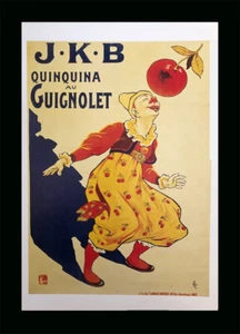 J.K.B. QUINQUINA Custom Framed Wine & Spirit Advertisement Wall Art Decor - Picture 1 of 1