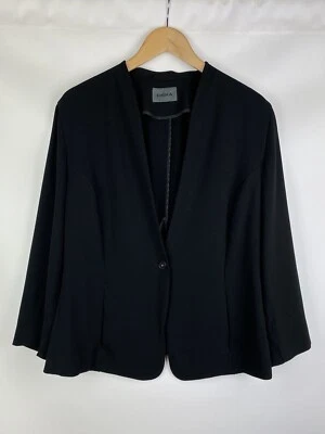 Oska Damen Avantgarde Blazer Jacke Gr.3 Schwarz - Bild 1 von 4