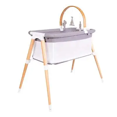 Bebecare Breathability Infant Zuri Bassinet Nursery Bed With Mattress - Natural • 179$