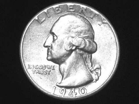 1940-S Washington Quarter --- Almost Uncirculated Cover