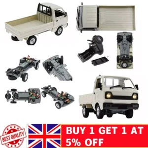 WPL D12 RC Car 1:16, 2.4Ghz RC Drift Car Model, Mini-Truck with Double Battery - Picture 1 of 23