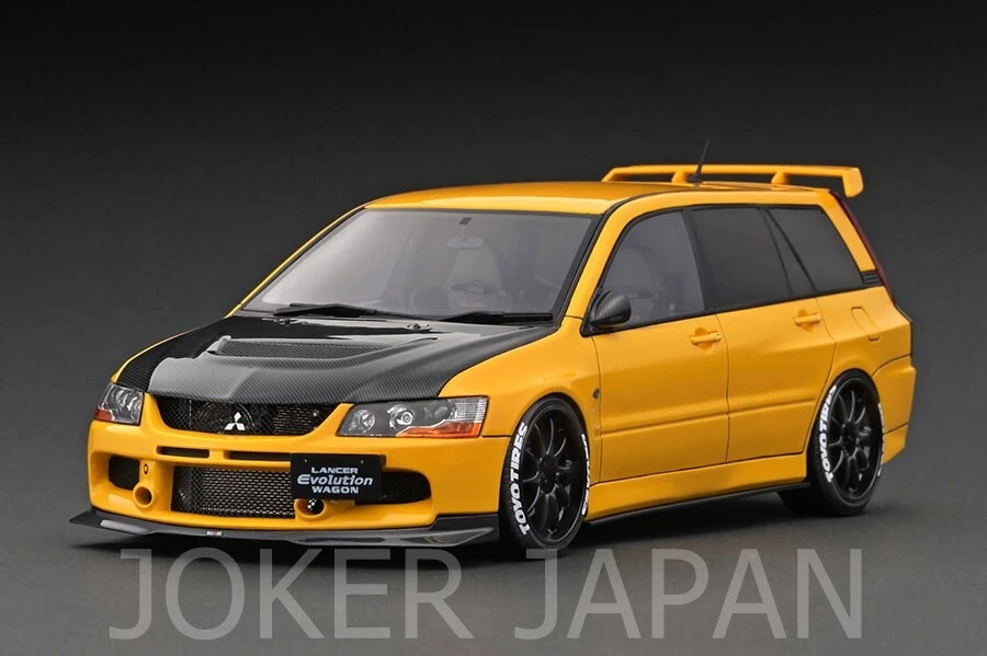 Ignition Model IG2773 1/18 Mitsubishi Lancer Evolution Wagon CT9W Yellow Resin