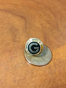 1964 Barry GOLDWATER president metal BLACK gold initial pin button tab lapel 'G' - Picture 1 of 3