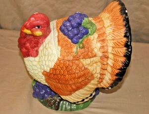 Sopa de pavo de cerámica vintage Tay Imports 1995 con algunas ligeras astillas - Imagen 1 de 5