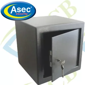 ASEC AS6008 UTILITY SAFE KOMPAKT 30 CM WÜRFEL £1000 BARGELD BEWERTUNGSSCHLÜSSELSCHLOSS - Bild 1 von 2