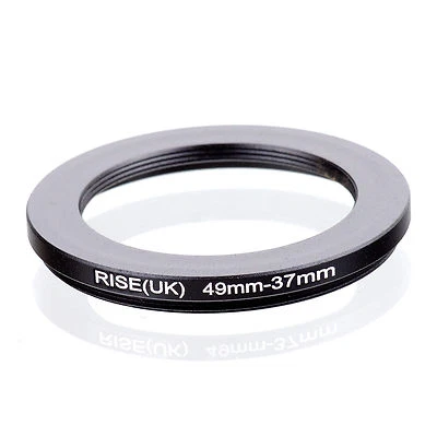 RISE (UK) 49-37MM 49MM-37MM 49 to 37 Step Down Ring Filter Adapter - Image 1 of 3
