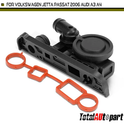 Kit de válvula de ventilación de cárter PCV de 2 piezas para Volkswagen Jetta 2006 Passat Audi A3 A4 Foto 1 de 4