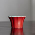 chinese jingdezhen porcelain tea cup：red petal