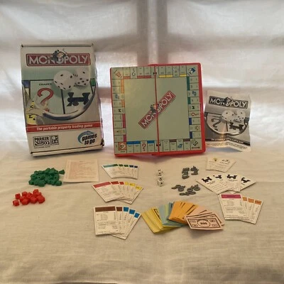 Travel Monopoly - by Parker - The Portable Property Trading Game Games To Go - Image 1 of 4